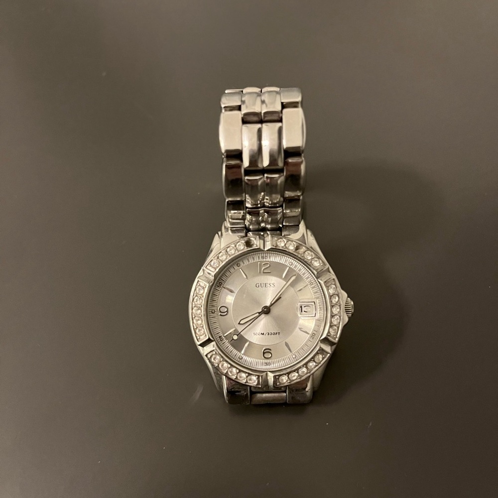 Silver Guess watch